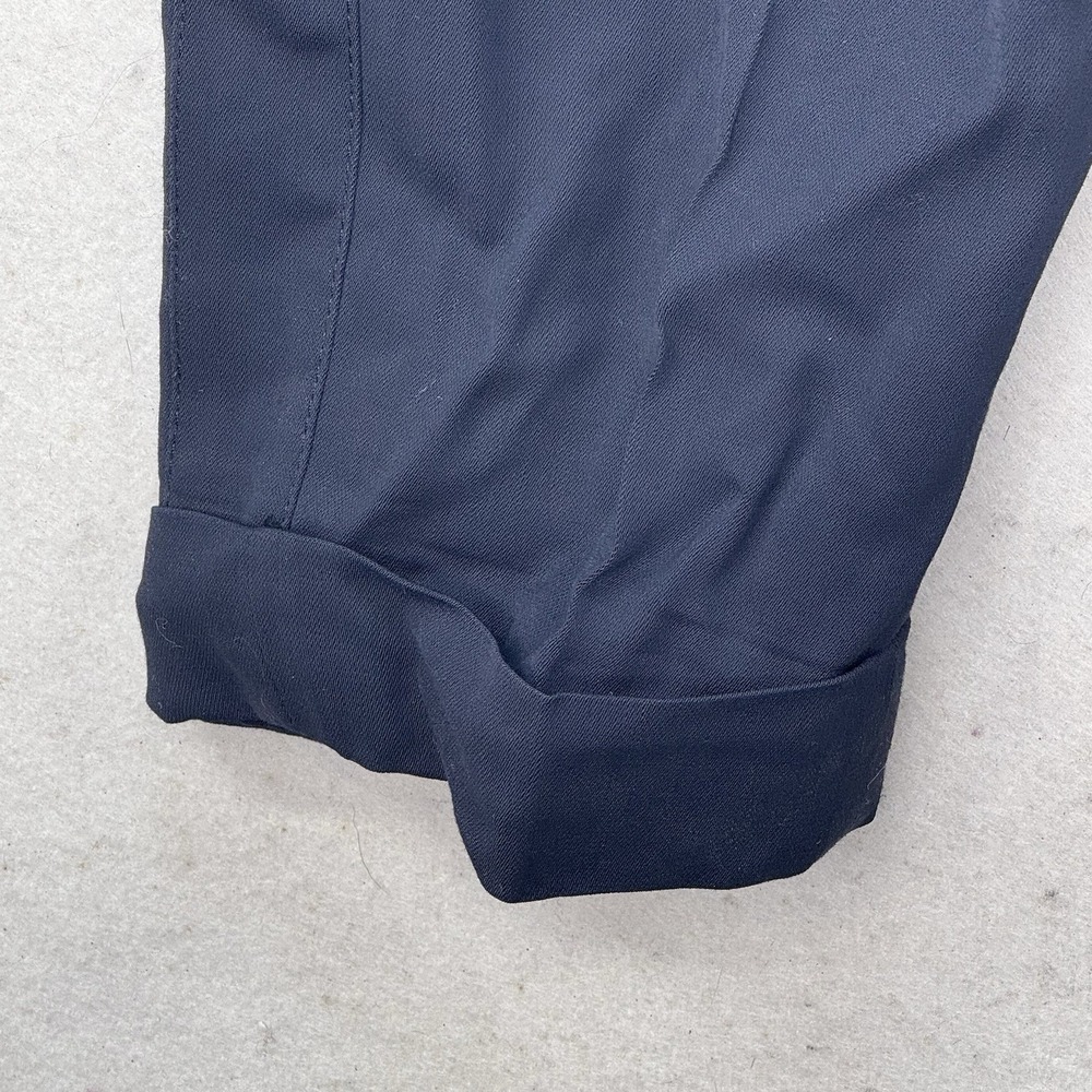 Vince Pants Womens‎ Small Dark Blue Viscose Blend Cuffed Ankle Straight Leg - Picture 12 of 13